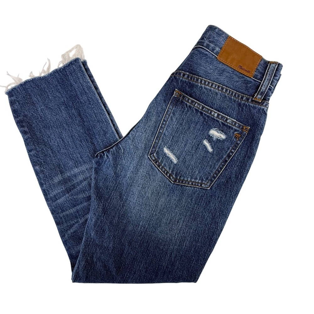 Madewell The Perfect Summer Jean Women's‎ Size 24 Distressed High Rise Raw Hem